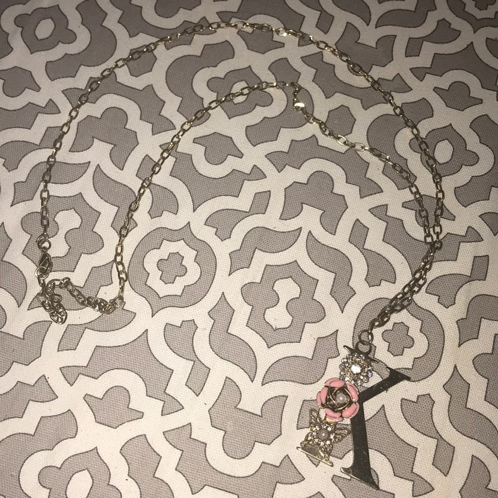 Bulky “K” Necklace